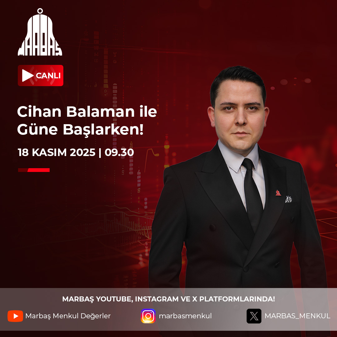 Cihan Balaman (<a href="/cihan_balaman/">Cihan Balaman</a>) ile Güne Başlarken 09:30'da Marbaş Menkul Değerler Twitter Hesabımızda!