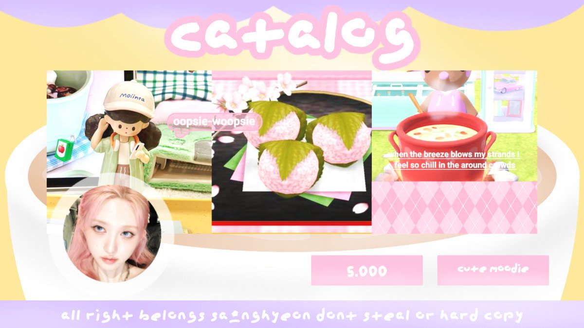 sa_nghyeon's tweet image. 안녕하세요 mind to rt?!_! arigatou :3

kembali lagi bersama aku yang up layout ready stock ⭐ kali ini aku bawa moodie yang png only mentemen :3 kalian bisa take dengan prici yang tertera di gambar 🩷 jangan lupa jajank mentemen #zonauang #zonajajan