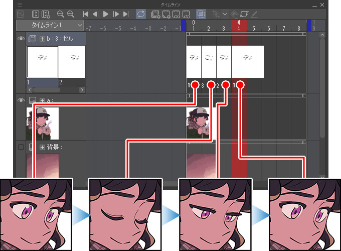 clip_celsys's tweet image. イラストをプチアニメーションに！

すでに描いたイラストにアニメーションを追加するための設定や、
フレームやタイムラインを使って効果的に動かすテクニックをわかりやすく解説🎥

詳しくはこちら🔽
tips.clip-studio.com/ja-jp/articles…