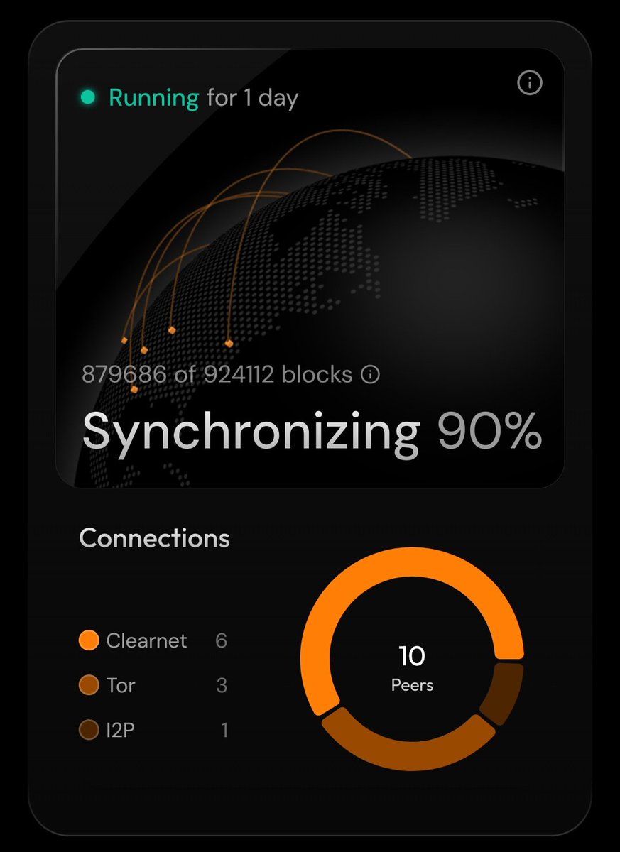 DarkRoastJedi's tweet image. Just 10% left. I&apos;m guessing this won&apos;t be done today. #BitcoinNode #Umbrel