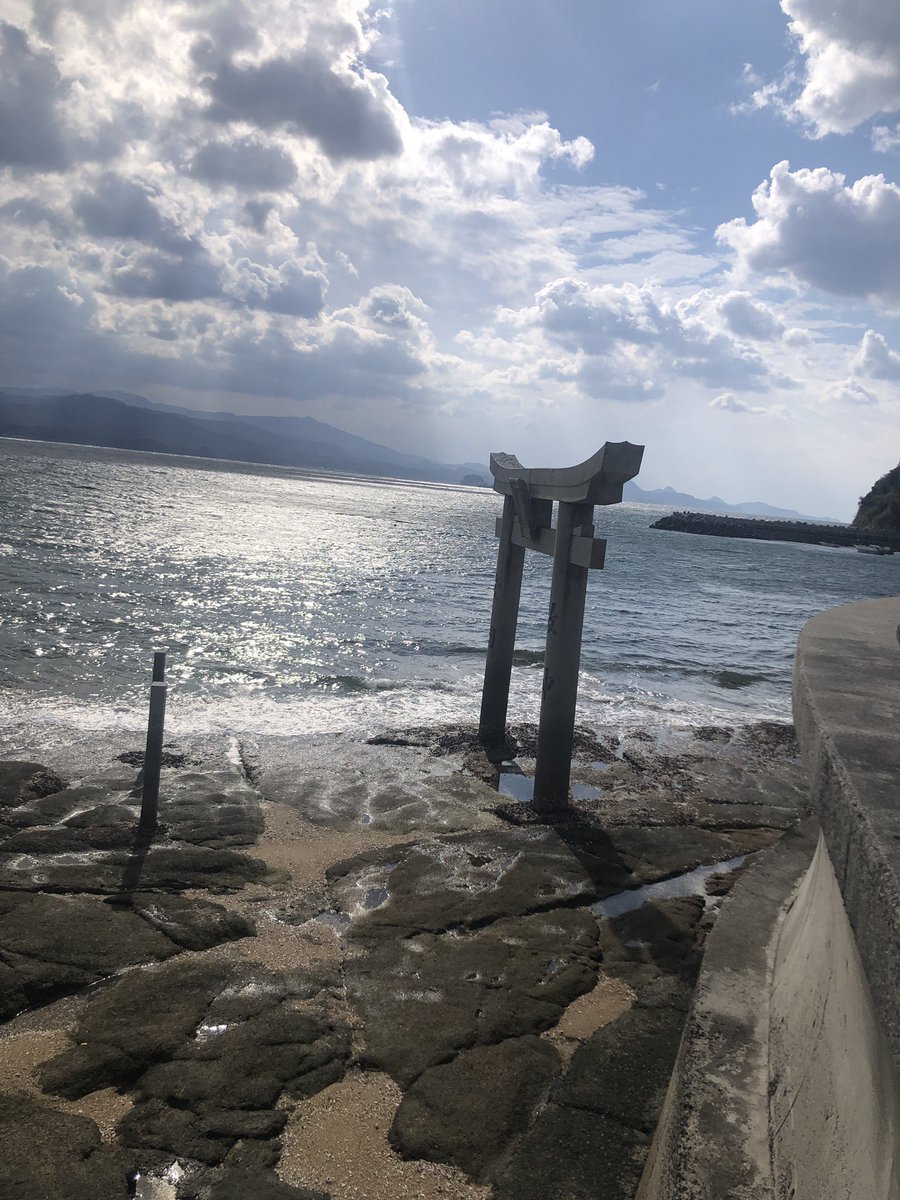 愛媛今治出張🚗
現場近くで一服🚬