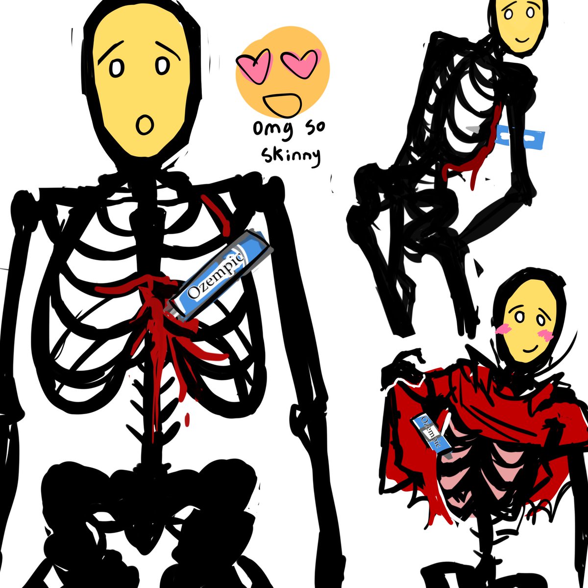 Blisterdose's tweet image. a couple of my mutuals were under fire recently and were critiqued making Mequot fat, so I took matters into my own hands and made him super handsome and skinny!!

Enjoy!! #dieofdeath