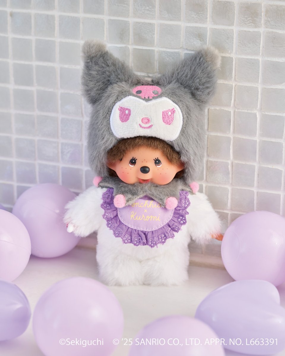 マイメロディ モンチッチコラボ ぬいぐるみ チムたん モンチッチ サンリオ Special Collaboration！／ チムたん×マイメロディは、いちご柄の