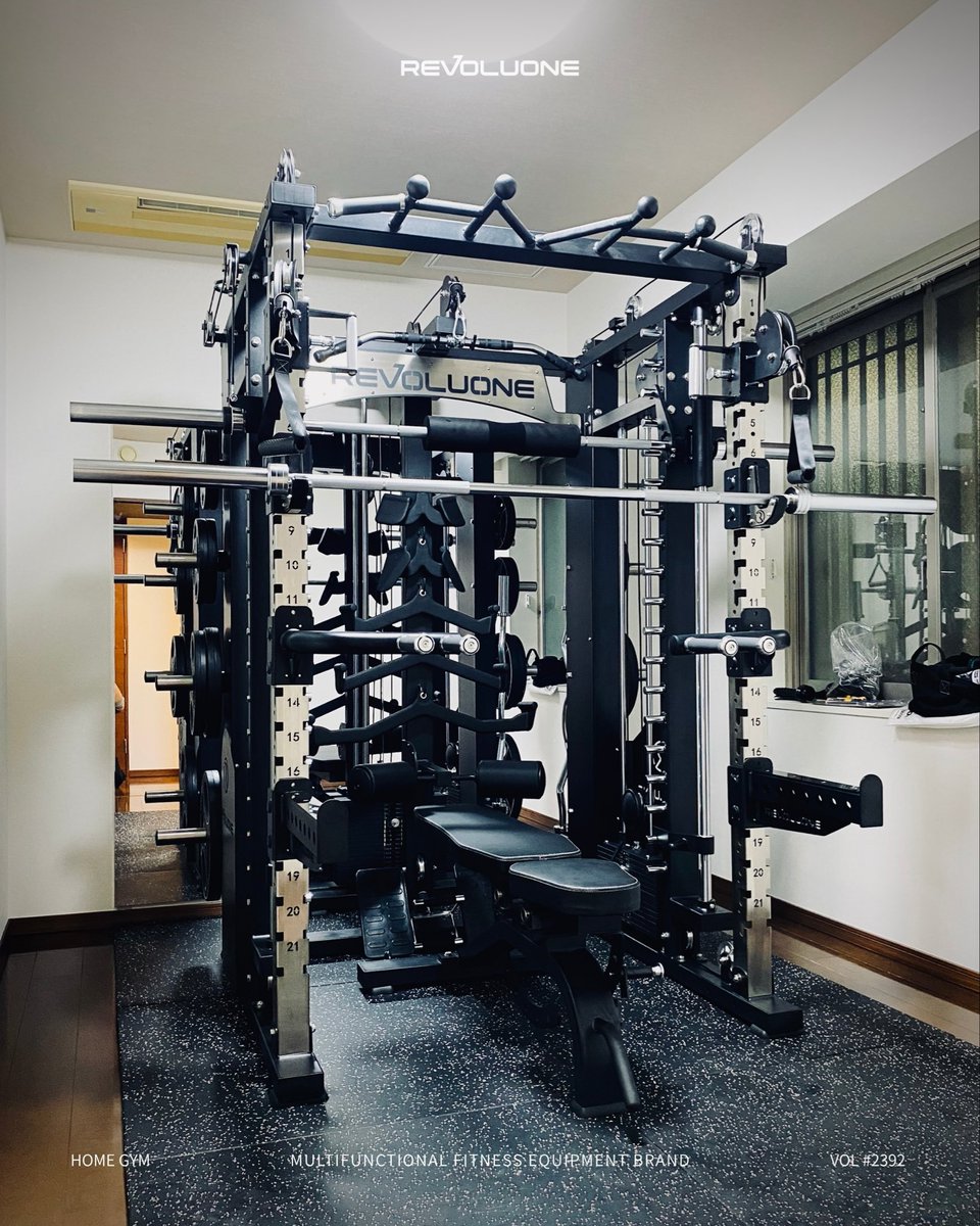 REVOLUONE オールインワンスミスマシン　ベンチ台無し　※引き取り限定 オールインワンスミスマシン本格セット RE-PMS001 – REVOLUONE｜レボルワン