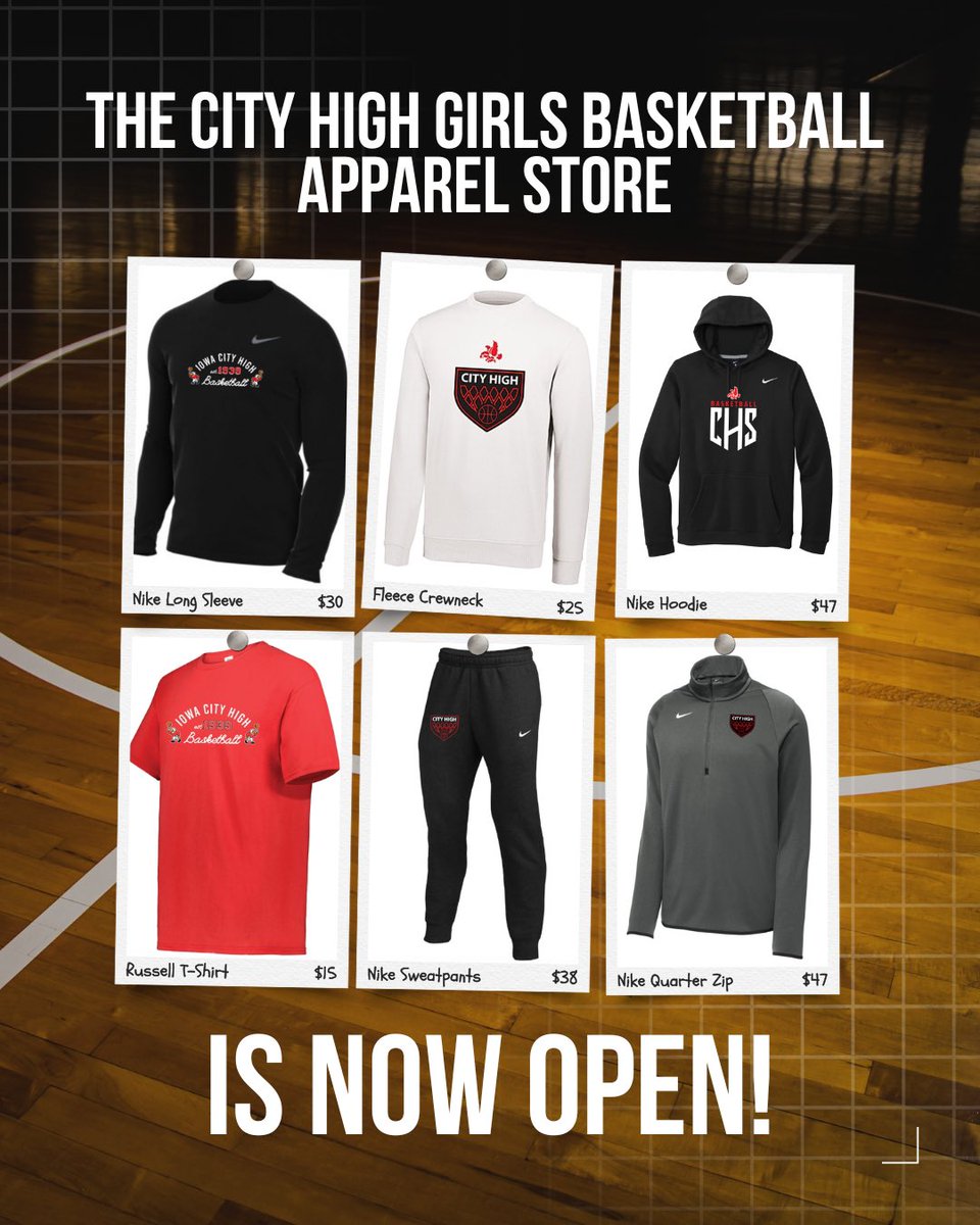 ATTENTION LITTLE HAWK FANS

The Girls Basketball apparel store is now open! Just in time for the perfect holiday gift… grab some gear and rep the Little Hawks all season long. The store is open until November 28th so you better hurry!

🔗 citygbb2025.itemorder.com/shop/sale/