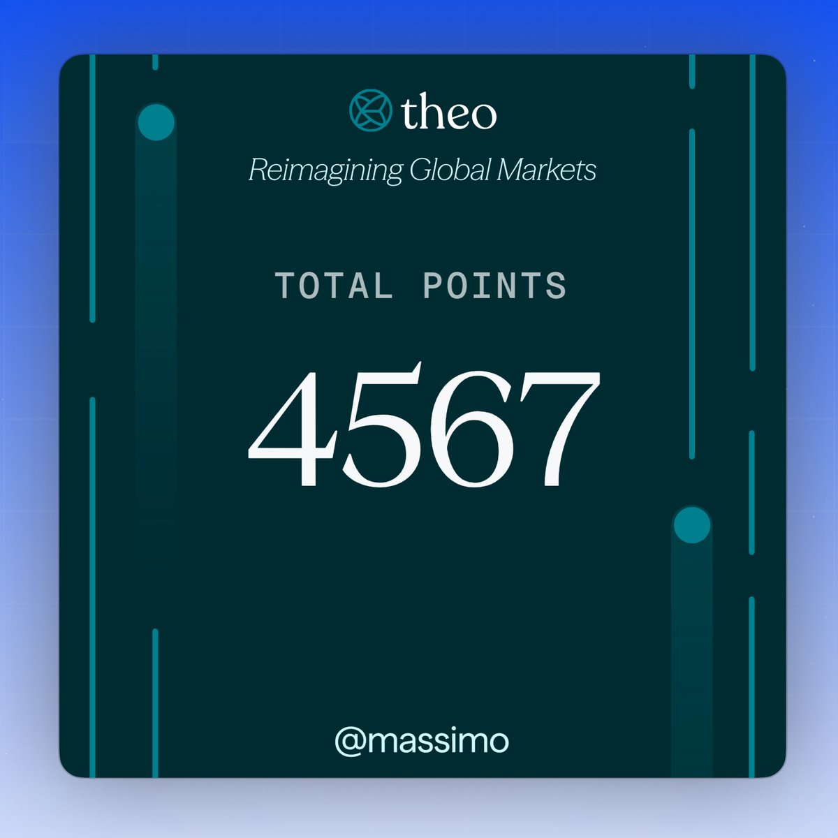 a week ago, i was feeling a strong urge to find an underfarmed high +ev project. 

>searched around
>filtered noise
>found one
>dd checked out 
>deployed 4figures 
>4567 points locked

alpha: yt thbill