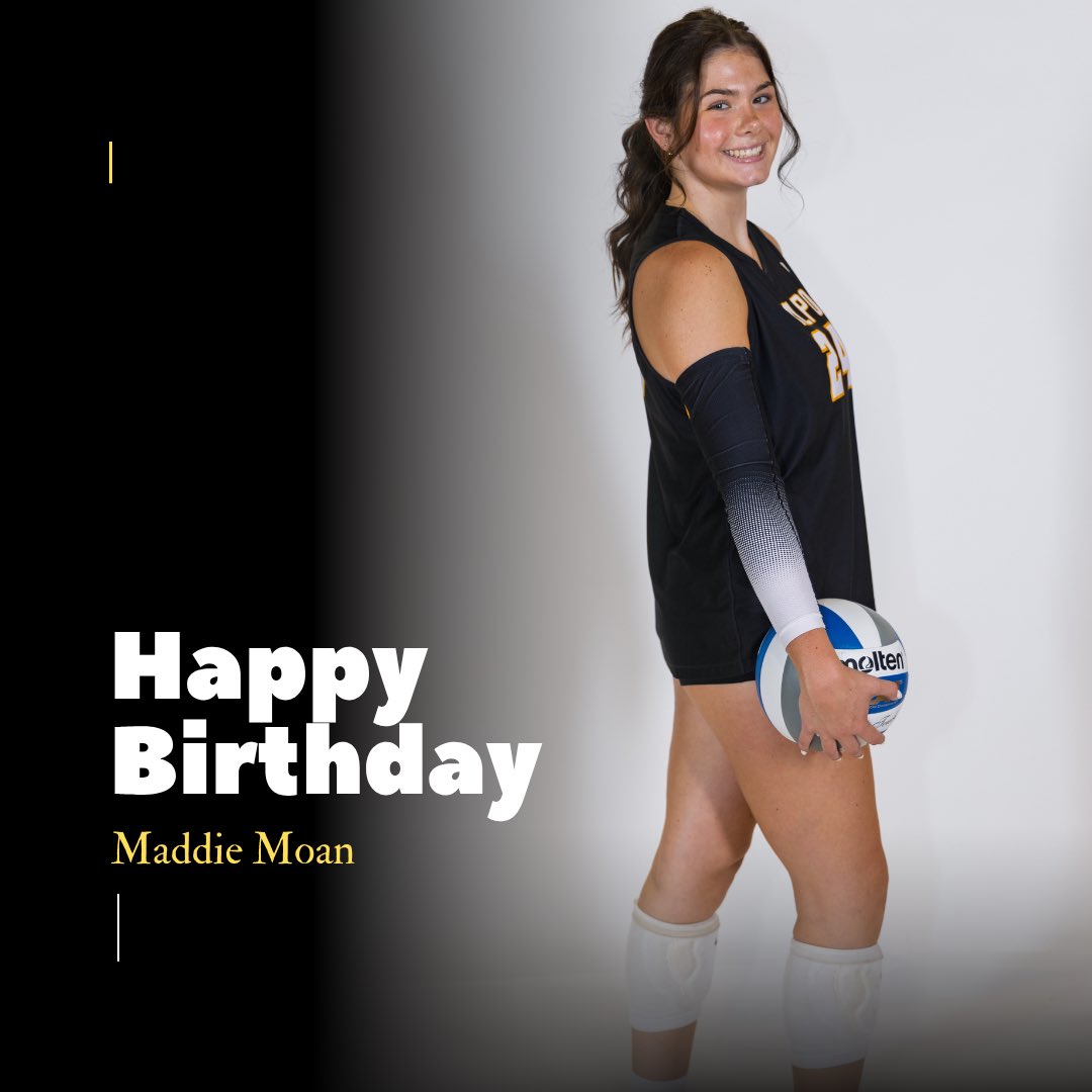 Please join us in wishing senior middle, Maddie Moan, a very happy birthday!🥳 We love you, Maddie!🤍