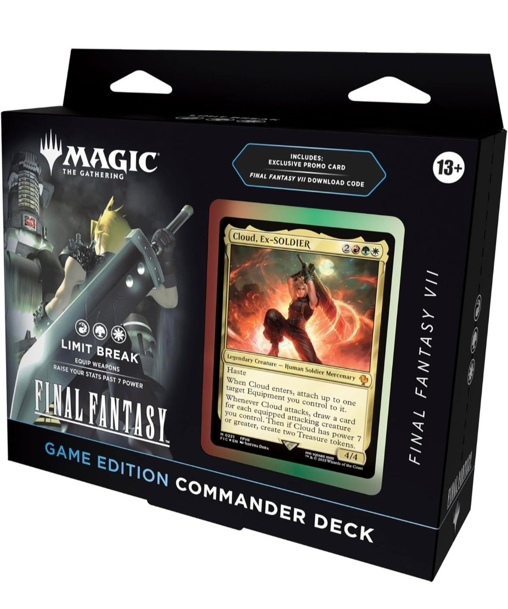 DemShenanigans's tweet image. Pssst the FF7 Commander deck with the OG FF7 Cloud card is back on Amazon for preorder gang, you're welcome

amzn.to/483zldS

#AmazonAffiliate #PaidPromotion