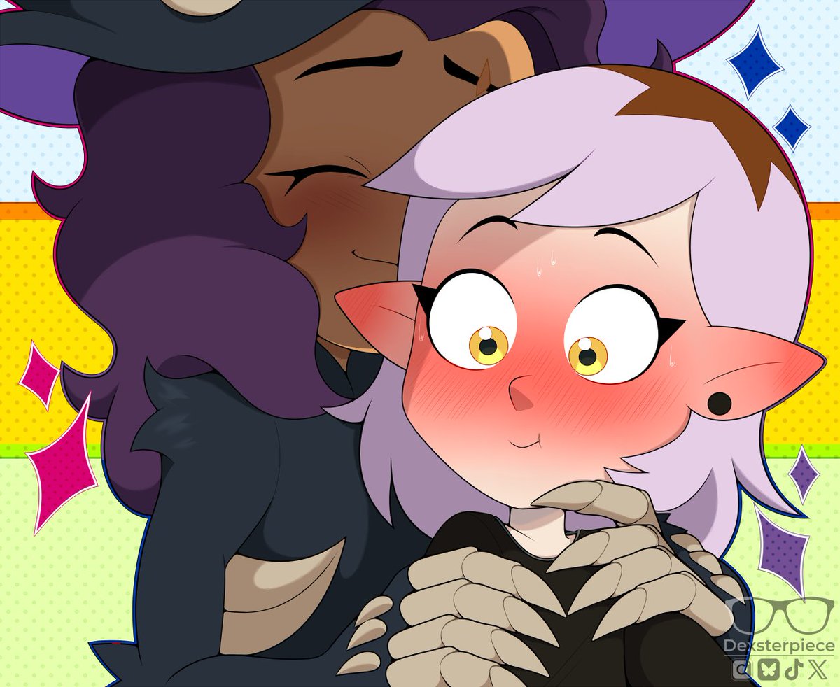 Dexsterpiece's tweet image. THE FAVES. #Lumity 💙💜