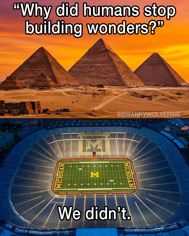 swankywolverine's tweet photo. There's nothing like Michigan Stadium. https://t.co/3CP9PE16Lb