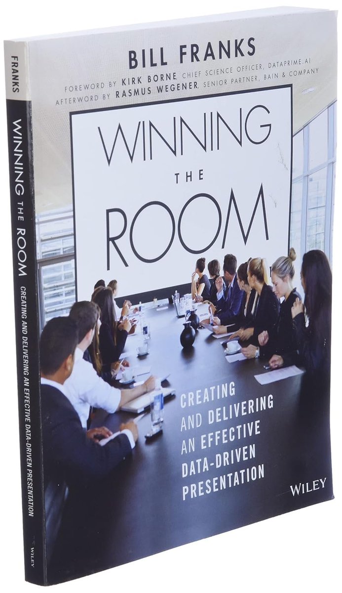 KirkDBorne's tweet image. 💯🚀“Winning The Room: Creating and Delivering an Effective #DataDriven Presentation” by @billfranksga (with Foreword by me)

👉Available at amzn.to/3htD2Qb
—————
#DataFluency #DataStorytelling #CDO #CMO #CTO #DataViz #VisualAnalytics #Startup