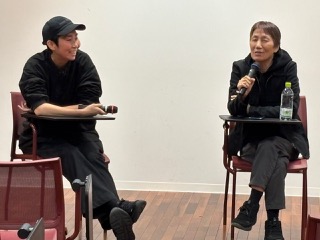 「小田香／ 崟利子　それぞれのエッセイ映画」＠中之島芸術センター。東志保さんのキュレーション。

ぬくい映画、というキーワードから、ゆったり1時間半トークセッションでした。

あっという間に終わり、落ち着いてじっくり聞いたり話すのもいいなと思いました。
ご来場、ありがとうございました。