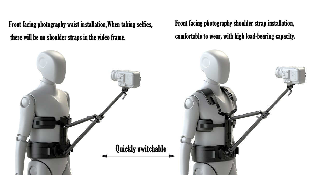 hontoo2's tweet photo. HONGTOO's wearable first-person perspective vest features multi-angle shooting. The camera can be mounted on the front or back of the wearer, offering two wearing options. It is easy to put on and adjust. https://t.co/cNCEvoOlVg