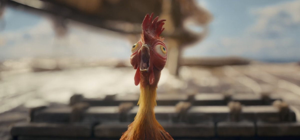 uahan2's tweet image. 실사판 &amp;lt;모아나&amp;gt; 속 ‘헤이헤이’ 모습