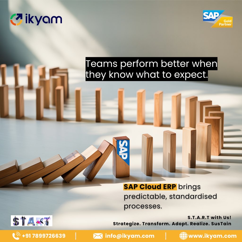 Ikyamsolutions's tweet image. Predictable workflows = predictable results.
SAP Cloud ERP brings clarity, consistency &amp;amp; productivity across your business.
Ready to streamline operations? Connect with us.
🌐 ikyam.com
📞 +91 7899726639
#SAP #CloudERP #DigitalTransformation