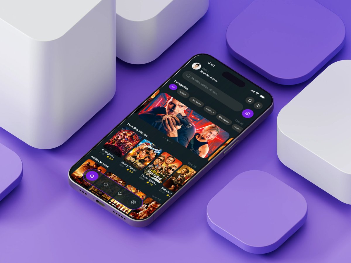 riazuddinroney's tweet image. Just finished designing a fresh OTT Streaming Mobile App Home Screen — clean layout, smooth discovery flow &amp;amp; a dark theme that lets the content shine. Designed for fast browsing &amp;amp; maximum engagement. What’s the first thing you check on a streaming home screen? #StreamingApp