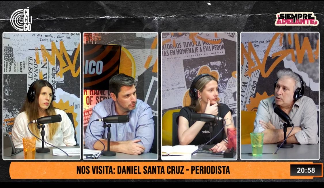 DSantaCruzok's tweet photo. Hoy en #SiempreAdelante por #Ciclico invitado por @LeanIllia @pierafernandez y @guaregalzi
Gracias por la invitación! https://t.co/ftG99ObSD3