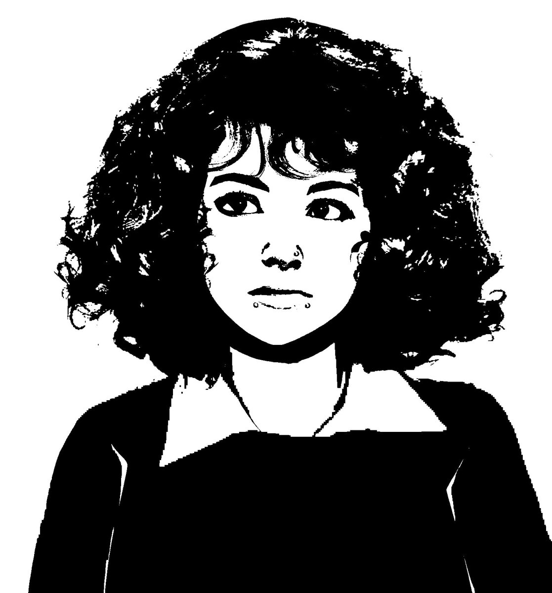 MommaSpooky's tweet image. A silly attempt of photobashing to make Samara lol it&apos;s kinda ass... maybe I&apos;ll redo it later