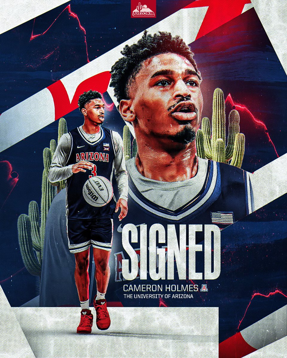 ✍️ 𝓢𝓲𝓰𝓷𝓮𝓭. 

Cam Holmes is a officially Wildcat 🐻⬇️