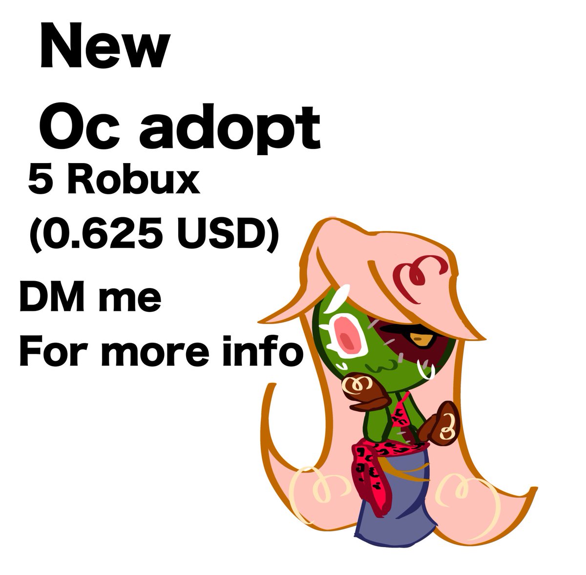 Raisincroiyuri's tweet image. 📌
&amp;gt;&amp;gt;&amp;gt; NEW OC ADOPT &amp;lt;&amp;lt;&amp;lt;&amp;lt; 
 AT THE AMAZING PRICE OF 65 CENTS (5 Robux) 
#cookierun #ocadopts #oc #art #crk #crkocadopt #cookierunoc