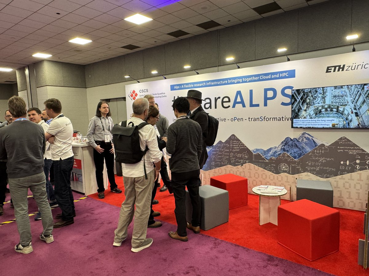 cscsch's tweet image. #SC25 is now open! Join us at booth #498! 🇨🇭