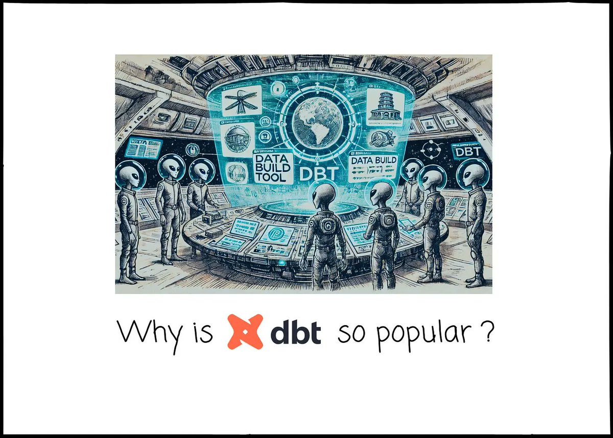 KirkDBorne's tweet image. Why is dbt So Popular? medium.com/@vutrinh274/wh…
+
Practical #DataEngineering guide to building a #cloud-based, pragmatic, and dependable data platform with #SQL and dbt: amzn.to/3KgVI4f
——————
#DataScience #Analytics #BI #CDO #CTO