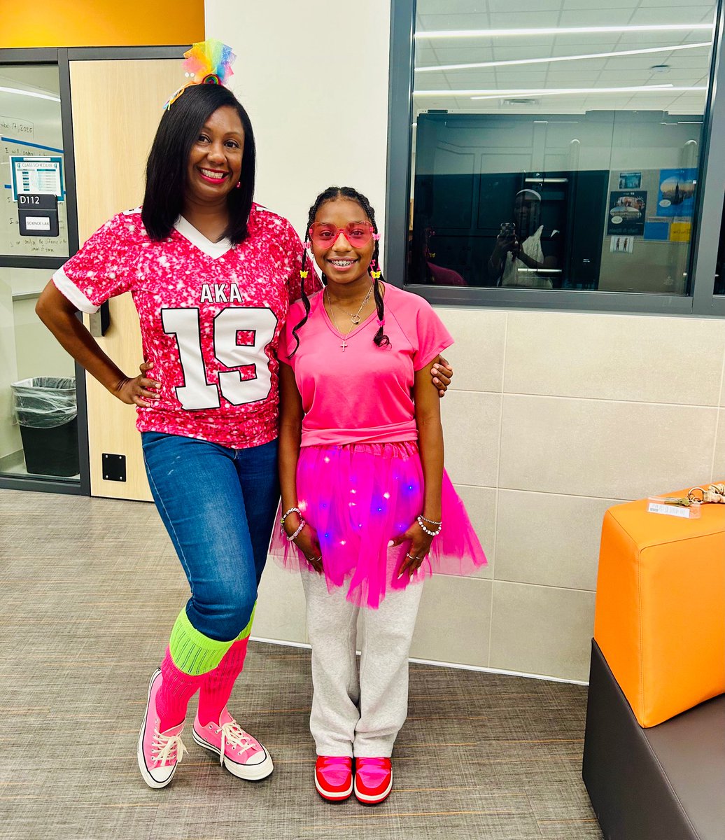 CounselorACHS's tweet photo. She was too cute today for her bright future! #neon #sunglasses #lightedtutu #GenerationTexasWeek https://t.co/jOeJx9ojyk