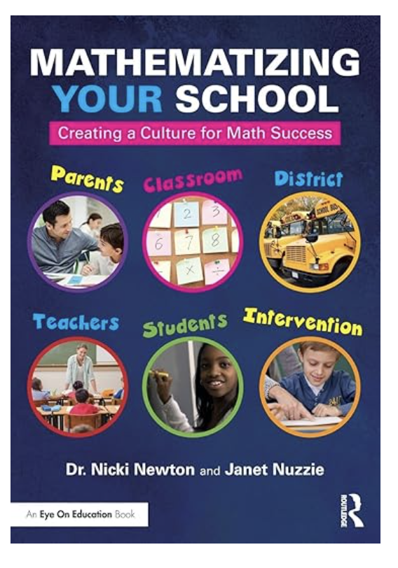 drnickimath's tweet image. Want the secret to getting your whole school buzzing about math? 🐝 This book shows you how to integrate engaging math at every level, from the classroom to the school assembly. Get your copy and start building a math-positive culture! #MathIsFun #edleadership