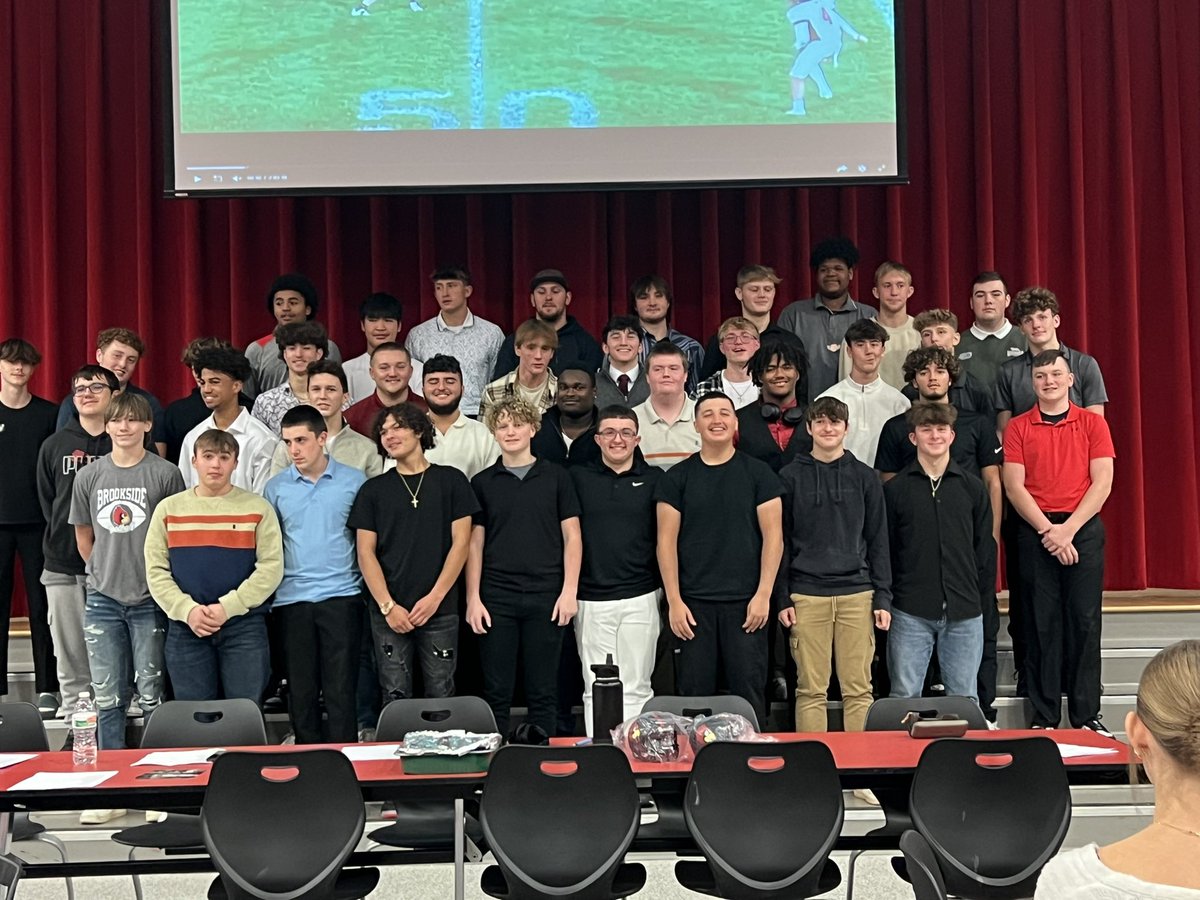 That’s a wrap on the 2025 season, Cardinal football banquet, great night celebrating all of our player accomplishments. #GoCards! <a href="/fbstrengthcoach/">BROOKSIDE STRENGTH</a> <a href="/Brookside_AD/">Brookside Athletics</a> <a href="/BHSWrestling/">Brookside Wrestling</a> <a href="/BenDore9/">Ben Dore'</a>