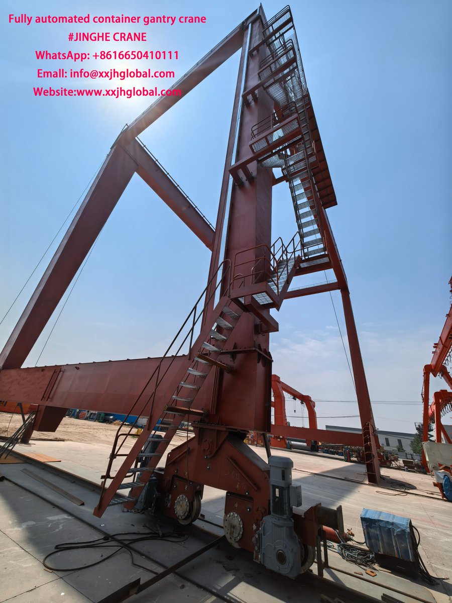 Jinghe_crane's tweet image. No waiting, never tired. ⚡️ Jinghe fully automated container gantry cranes, operating 24/7, elevate terminal efficiency to new heights. #Automation #PortTechnology #EfficiencyInnovation
Website: xxjhglobal.com