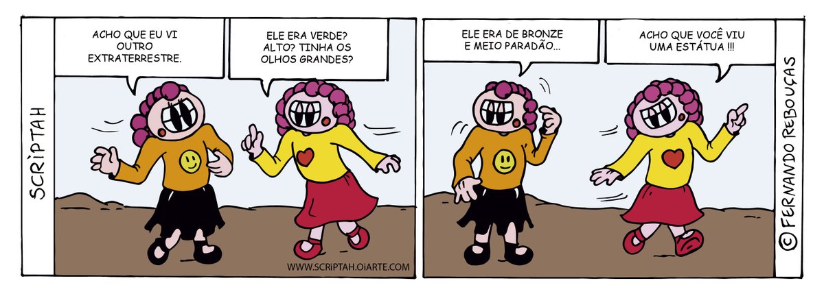 Scriptah1's tweet image. Você acredita em vida em outros planetas?
#Tirinhas de Scriptah, leia toda semana no
supertiras.oiarte.com -
#quadrinhos #astronomia #astrobiologia #notícias