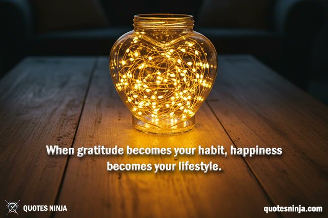 ✨Quote Of The Day✨

"जब कृतज्ञता आपकी आदत बन जाती है, तो खुशी आपकी जीवनशैली बन जाती है।"

#TuesdayFeeling #TuesdayVibes #TuesdayMotivation #QuoteOfTheDay #QuotesNinja

Read story of Sharukh Khan inspired by above quote on ⏭️🧵