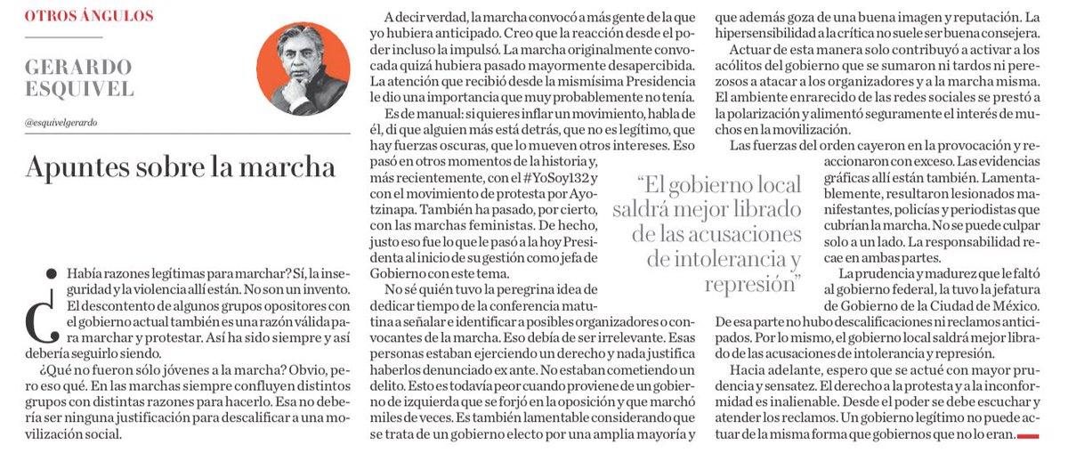 esquivelgerardo's tweet photo. Mi artículo de hoy en @Milenio: "Apuntes sobre la marcha"

https://t.co/T5uRJwYF8k https://t.co/hlcmwZSBbJ
