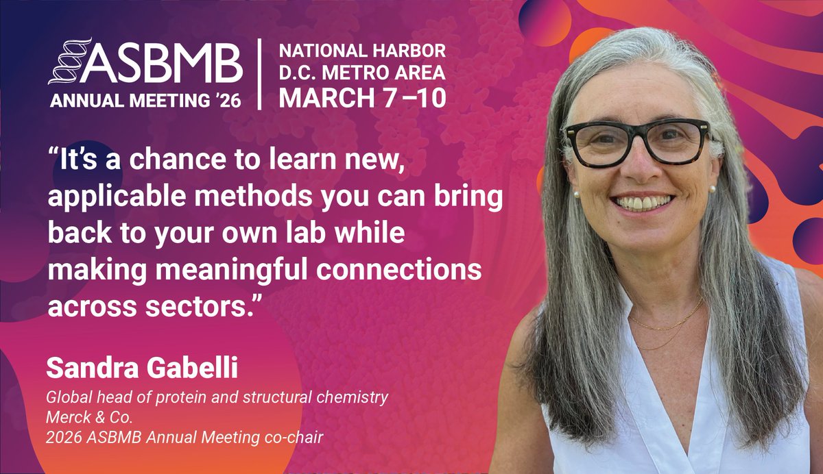 ASBMB's tweet image. There&apos;s still time to share your science at #ASBMB26! 

The abstract deadline has been extended. You now have until 11:59 p.m. EST tomorrow, Nov. 18, to submit your abstract: l.feathr.co/ESm5YGn8Ps7w.

Breakthroughs happen when great minds come together. #MakeItPossible