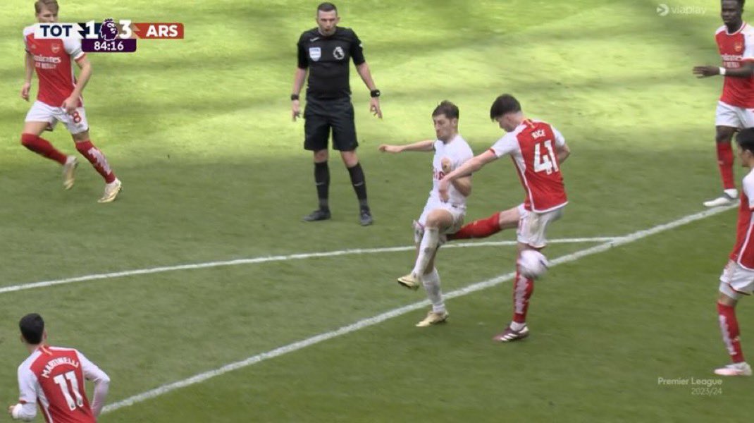 “Ragebait”.

This was not given as a penalty until VAR told him.
