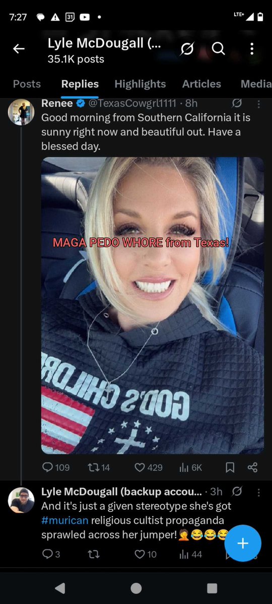 420king12's tweet image. This is the face of what&apos;s wrong w/ America! Illiterate #MAGAts #PEDOS!