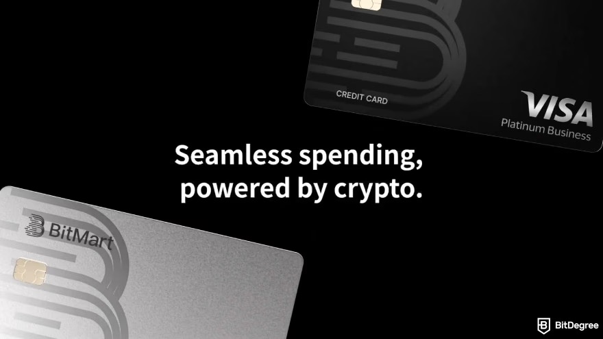 BitMartExchange's tweet image. &quot;Seamless global spending solution powered by crypto + Visa&quot;💳

From global payments to dual card benefits, here’s why #BitMartCard is getting attention 👇

Check out the full review from @BitDegree and see how BitMart is redefining real-world crypto utility:…
