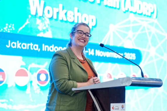 At the 6th ASEAN Joint Disaster Response Plan workshop, Ambassadir <a href="/AmbraDickie/">Ambra Dickie</a> reaffirmed Canada’s support to regional disaster resilience. Projects in partnership with the <a href="/AHACentre/">AHA Centre</a> strengthen coordination across borders and locally-led preparedness to large-scale disasters.