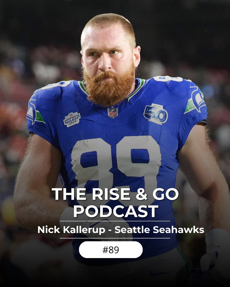 elevantmpls's tweet photo. New Podcast Drop w/ Seattle Seahawks Tight End Nick Kallerup! 🏈 

Hear how Nick prepared for life in the NFL and what realizing his dreams felt like in his first game action! 📈

#RiseandGo @Fatalbert0034 

https://t.co/ntckjT6dxD https://t.co/cxiJzRT0yW