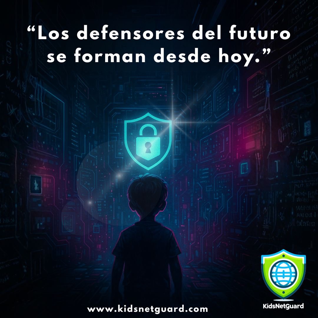 Las bases se construyen en la infancia.

La relación de un niño con la tecnología inicia muy temprano, y su educación digital debería iniciar igual de pronto.

Educar temprano marca la diferencia.

#CiberseguridadInfantil #EducaciónDigital #KidsNetGuard
