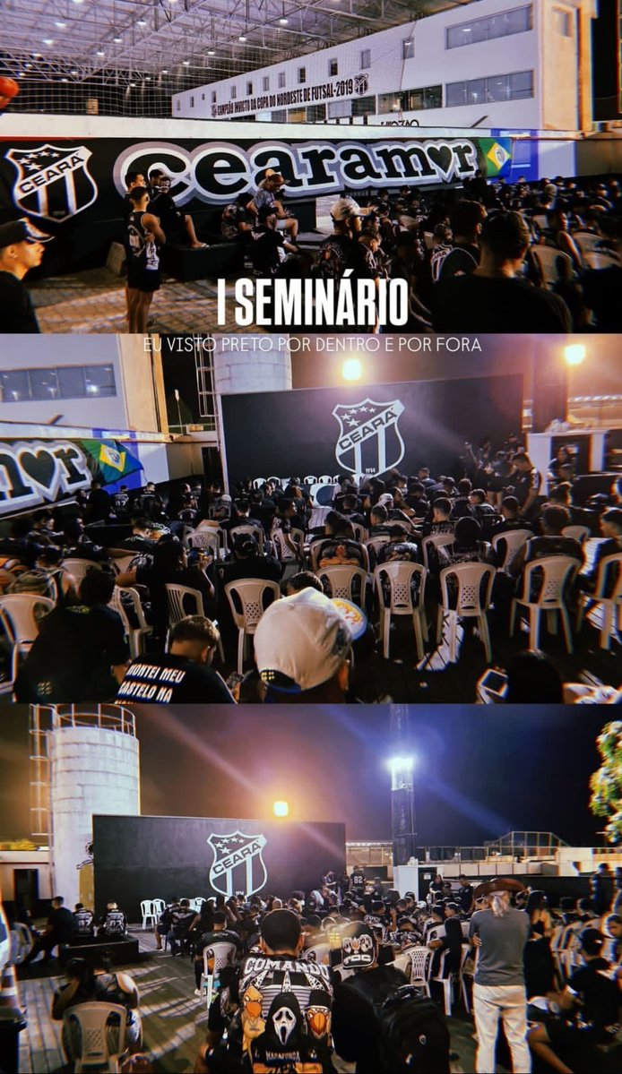Aulas da nossa torcida em seu 1° seminário
FUTEBOL, CEARAMOR e ARQUIBANCADA ANTIRRACISTA ✊🏽✊🏾✊🏿