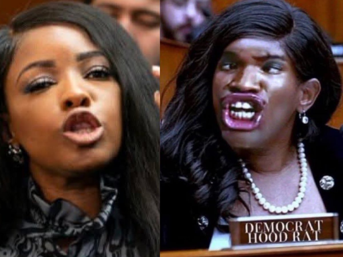 <a href="/libsoftiktok/">Libs of TikTok</a> Every time Jasmine crockett talks, this is what I see. 😂
