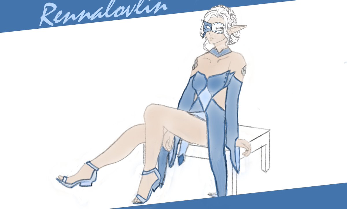 ArtByRy's tweet photo. Rennalovlin Dress https://t.co/52Jje2zhSa
