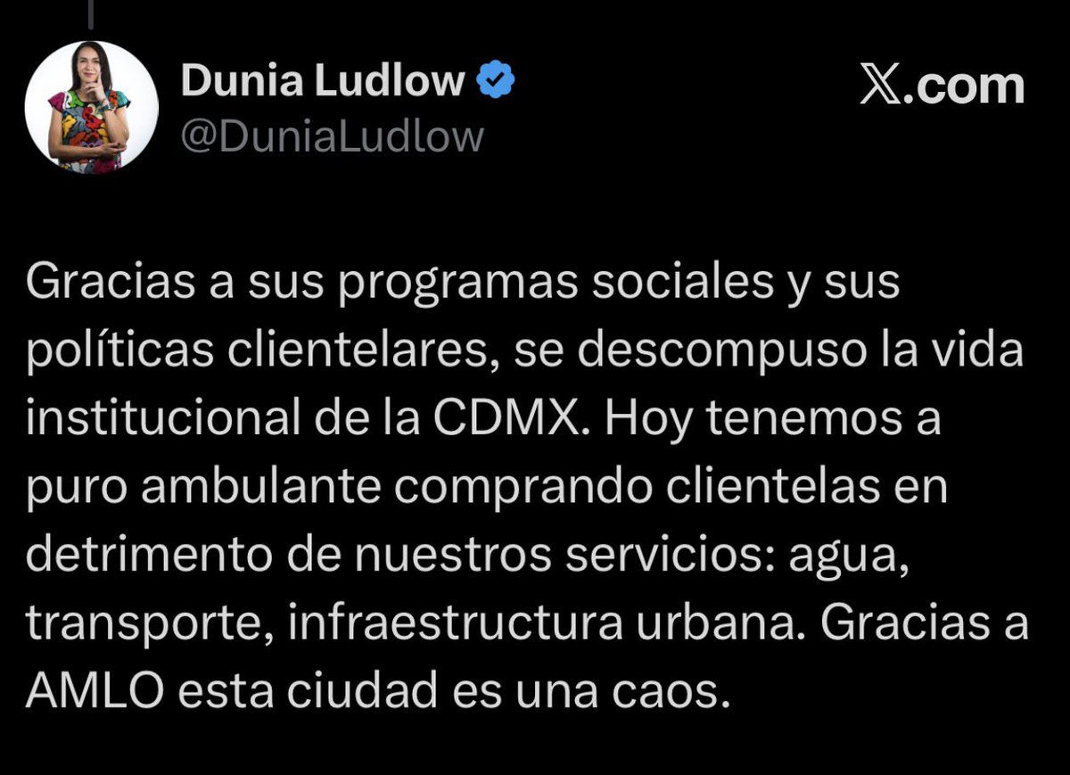 g_espinozai's tweet photo. @AlessandraRdlv Cambió de ideología de un día a otro o simplemente de intereses @DuniaLudlow https://t.co/dPJKWD4OPW