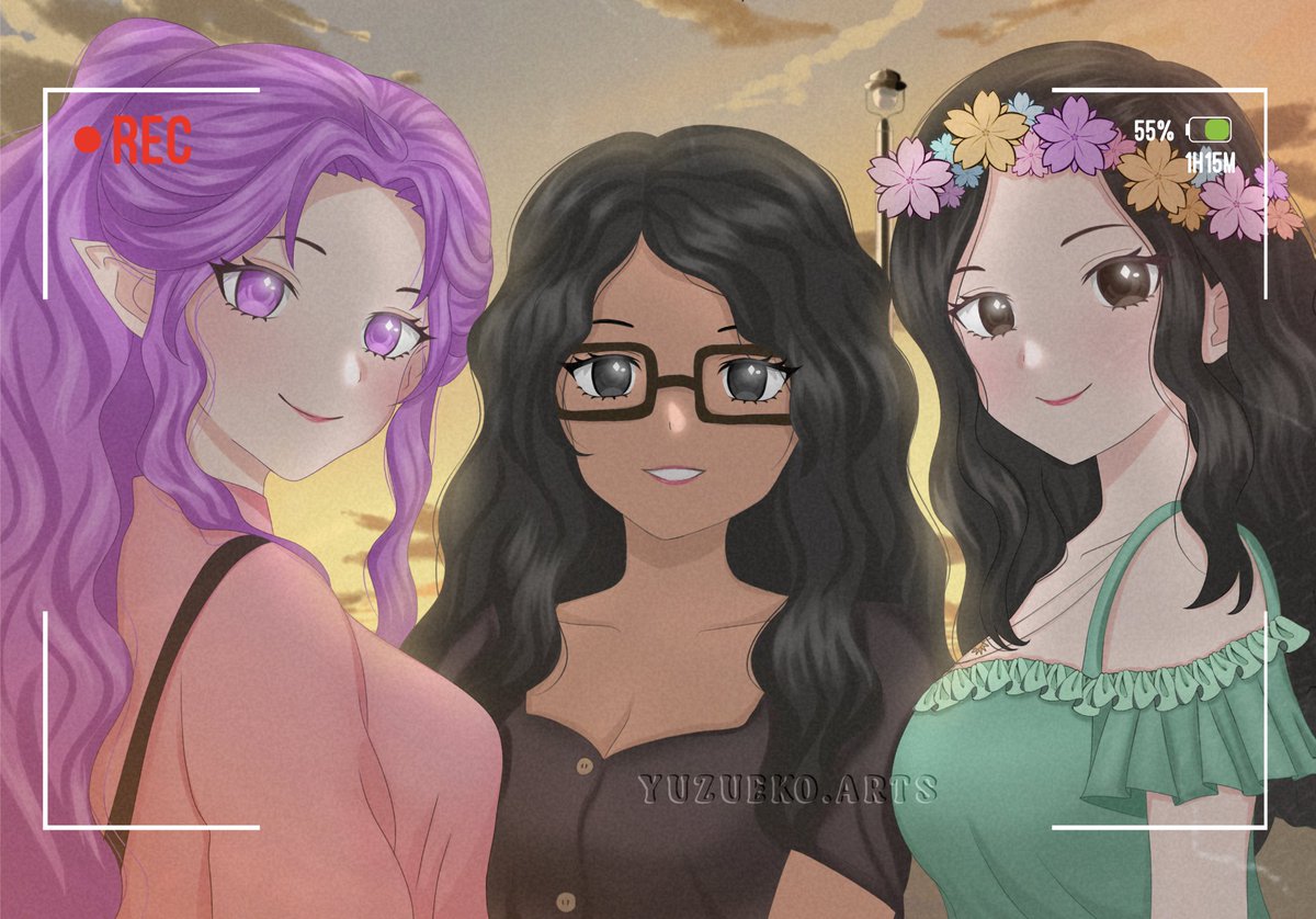 "smile!" 📸

comms for <a href="/LShmizzy/">LizzieShmizzy 💜🌙| Vtuber</a> 🩷💜 thankyouuuusmm🫶