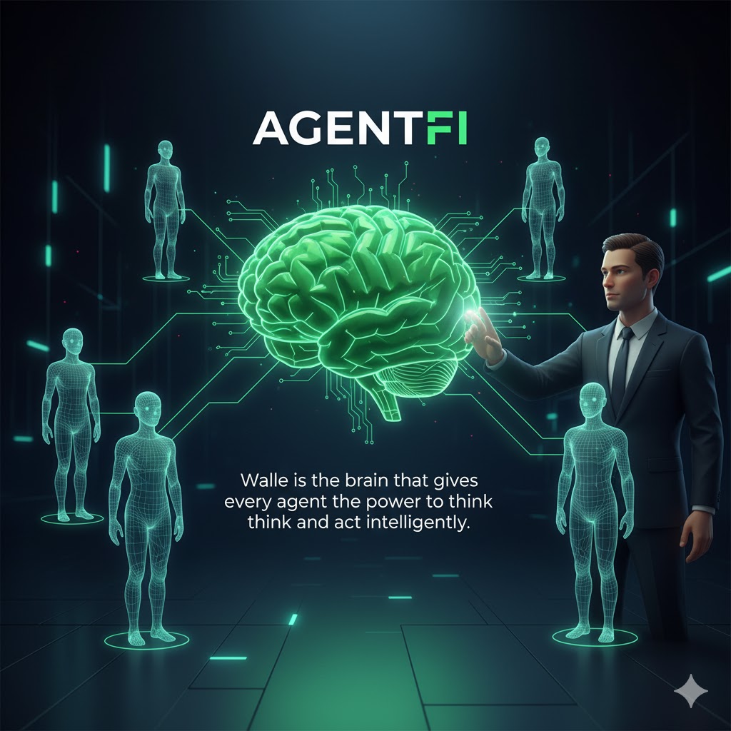 Daniella84991's tweet photo. 1/
 In AgentFi, @walle_xyz is the brain that gives every agent the power to think and act intelligently.
It turns complex blockchain decisions into simple, automated actions — even for people new to DeFi.
#WalleThreadContest https://t.co/ACYAkxJDaH