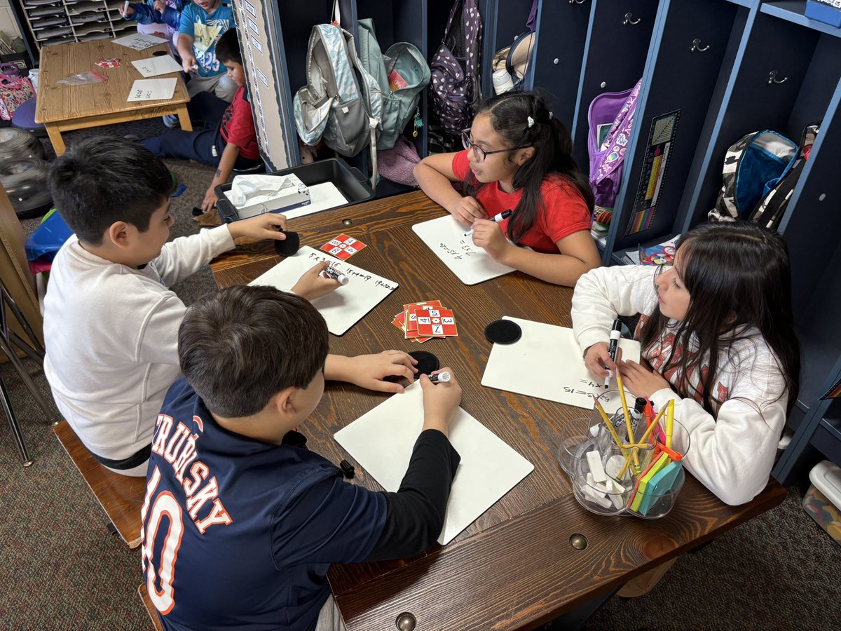 PVWollberg's tweet image. More math club fun today as our Equation Explorers tackled the game 24. #pvlearns #mathclub #mathisfun