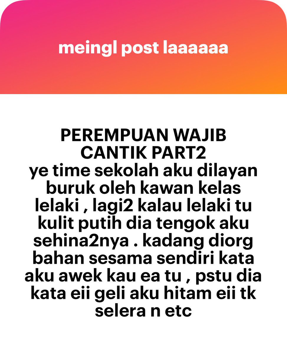 meinmokhtar's tweet photo. Stay strong anon. Teruk juga kena time sekolah ni

JisuLife Handheld Life 9 https://t.co/MG2n4LYX9B https://t.co/xG6EPr9BpY https://t.co/CVB35aBMiK