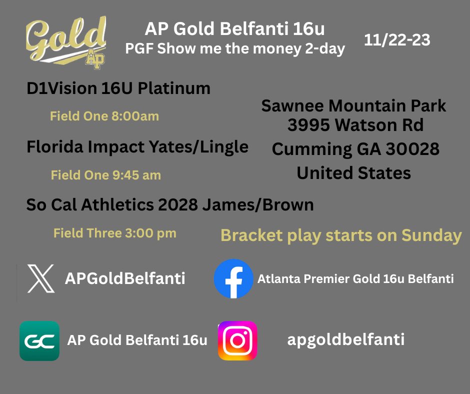 APGoldBelfanti's tweet image. Last tournament of the fall season. Let’s go!
