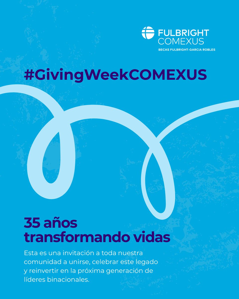 Comexus's tweet photo. Lanzamos nuestra primera #GivingWeekCOMEXUS
Celebraremos 35 años de legado y +5,500 líderes #FGR.
Prepárate para celebrar y apoyar a la próxima generación de líderes.
¡Estén atentos!
#COMEXUS35 #LíderesBinacionales https://t.co/nj1hGkuvYS